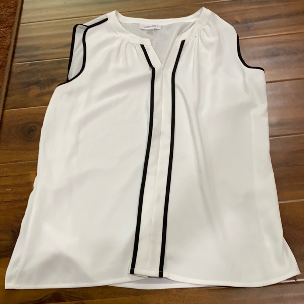 Calvin Klein Small, white professional blouse